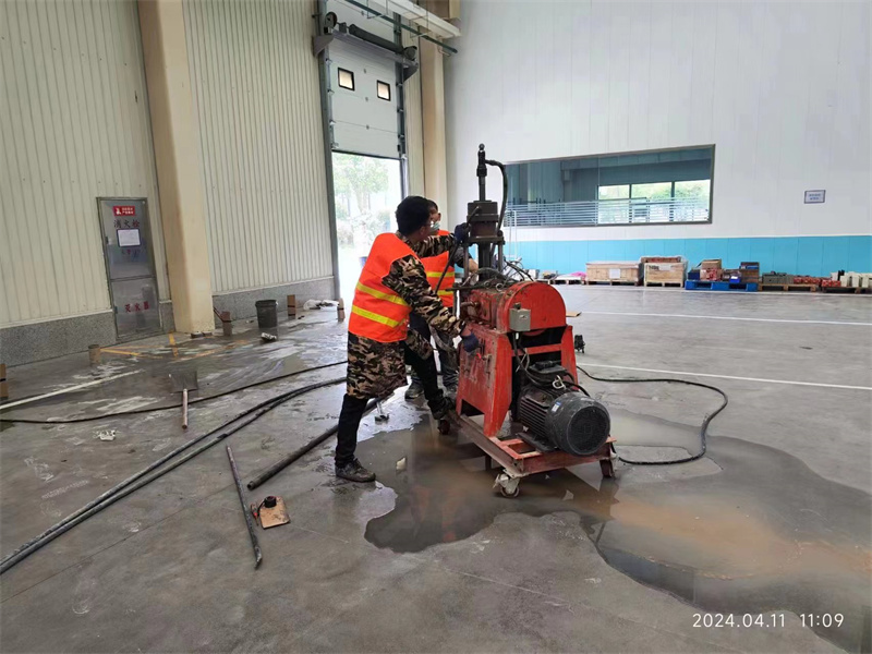 抚松厂房地面下沉塌陷注浆加固施工